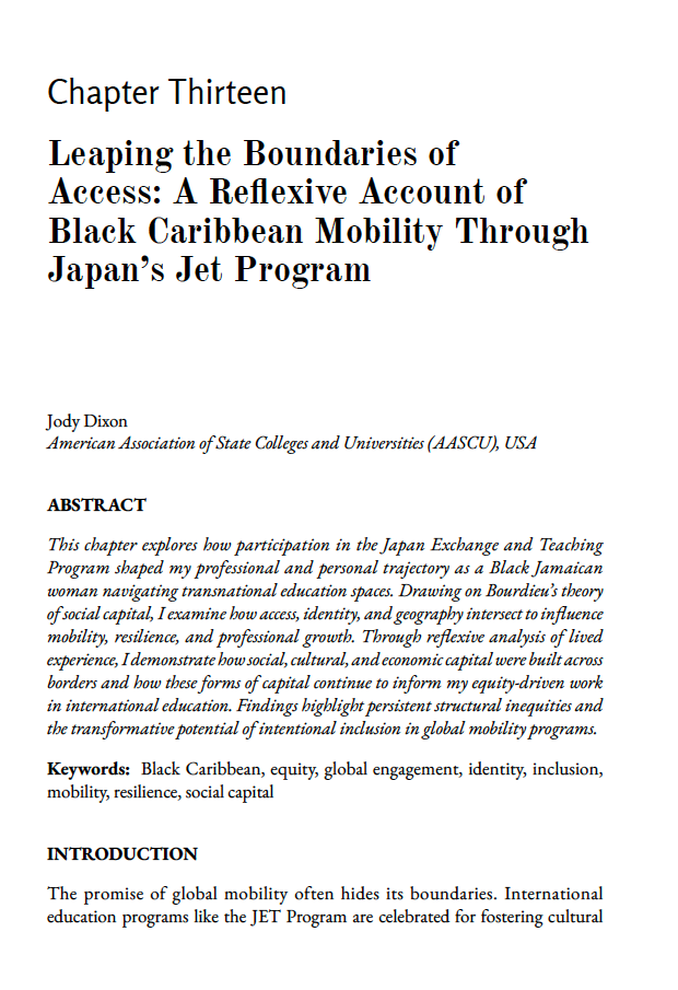 Passport to Possibilities: Black Experiences in Global Engagement