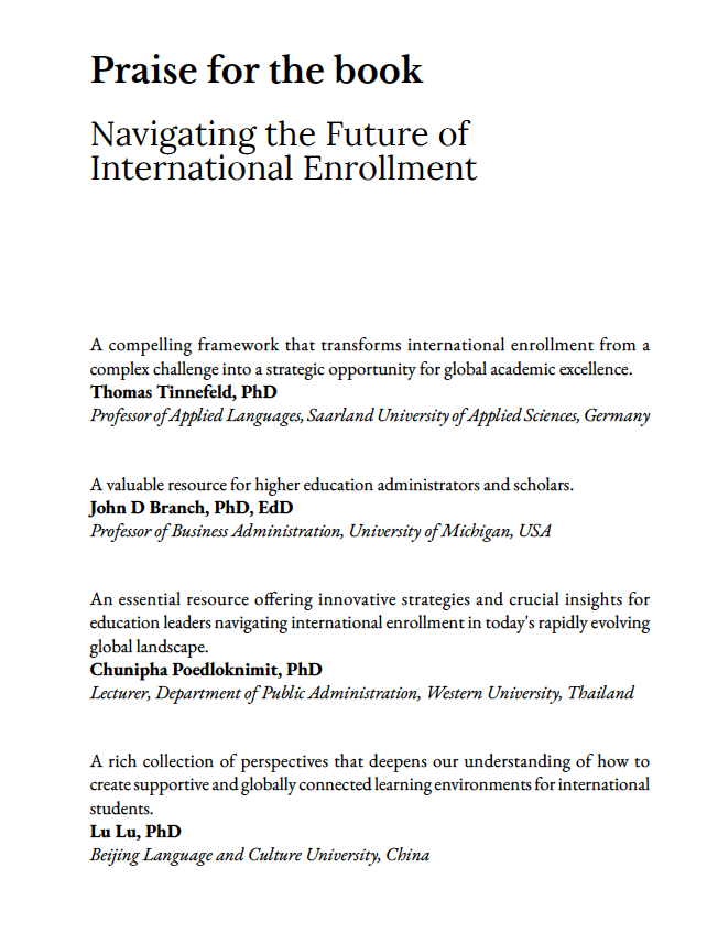 Navigating the Future of International Enrollment Management: Insights and Strategies