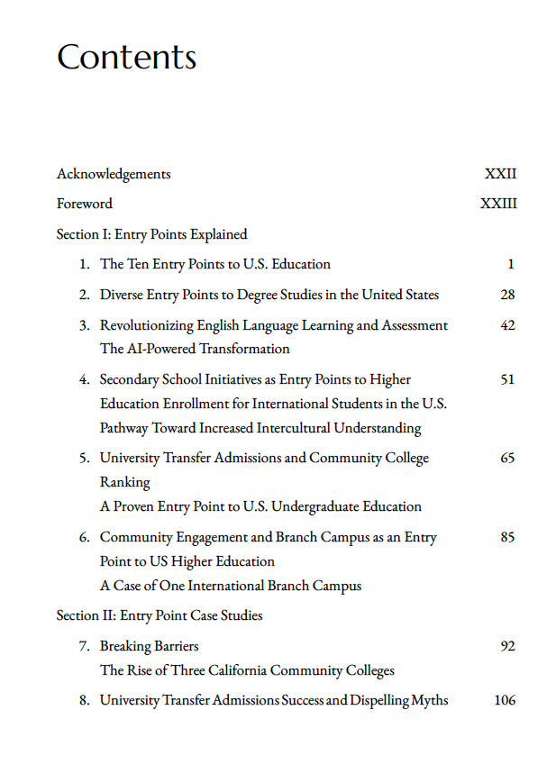 Entry Points to US Education: Accessing the Next Wave of Growth
