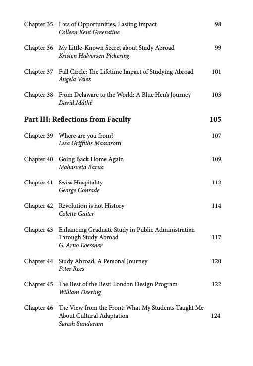 100 Years of Study Abroad: Reflections from University Students, Alumni, Faculty, and Staff