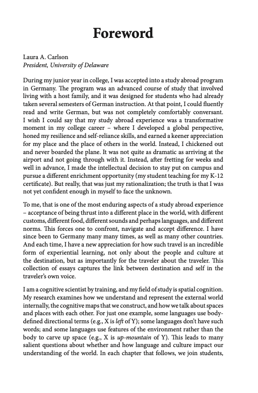 100 Years of Study Abroad: Reflections from University Students, Alumni, Faculty, and Staff