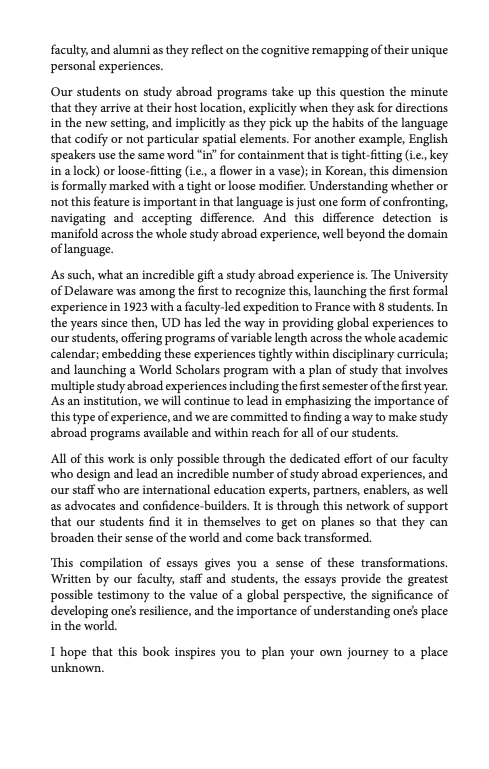 100 Years of Study Abroad: Reflections from University Students, Alumni, Faculty, and Staff