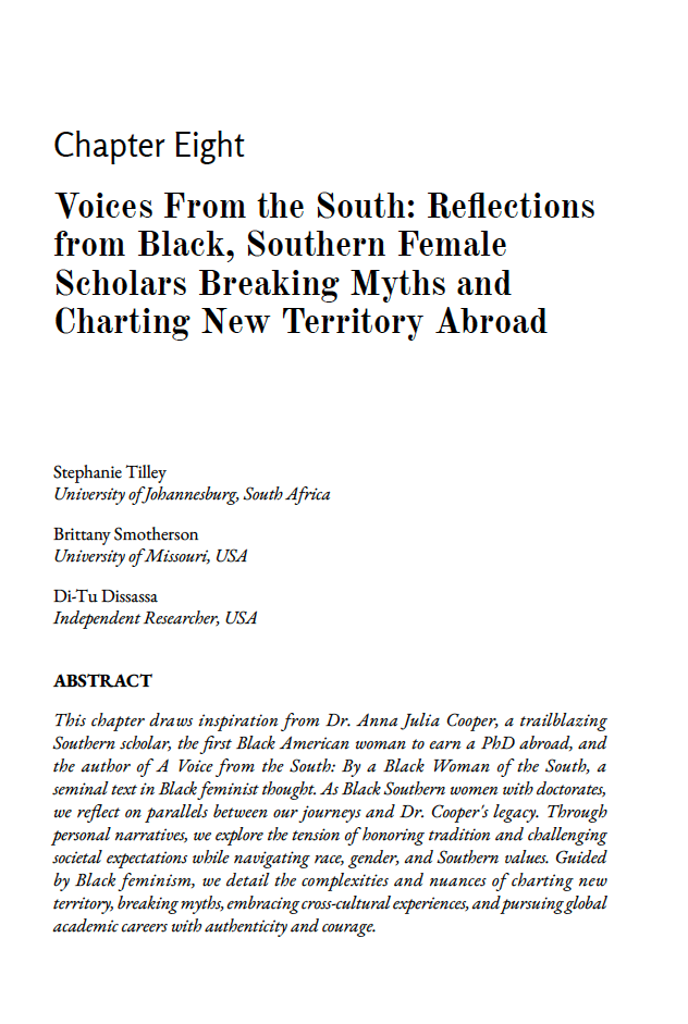 Passport to Possibilities: Black Experiences in Global Engagement